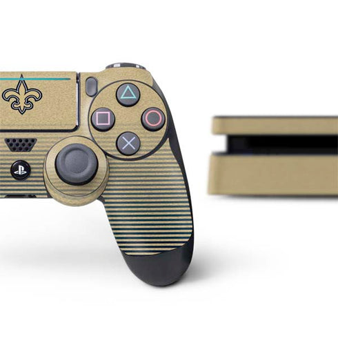 NFL New Orleans Saints Breakaway PS4 Slim Bundle Skin
